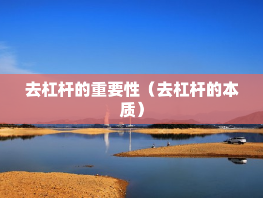 去杠杆的重要性（去杠杆的本质）