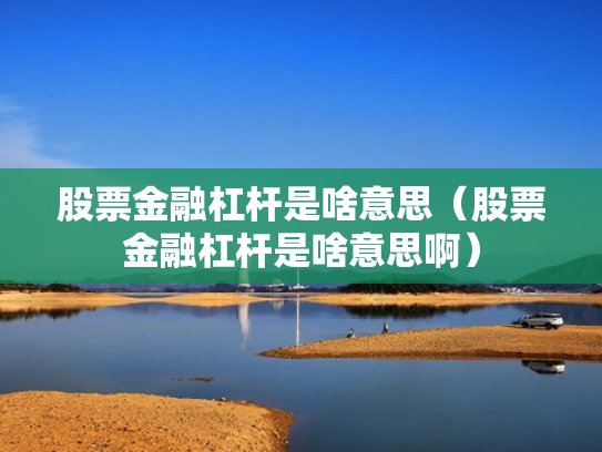 股票金融杠杆是啥意思（股票金融杠杆是啥意思啊）