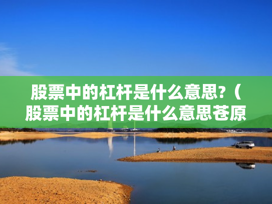 股票中的杠杆是什么意思?（股票中的杠杆是什么意思苍原资本怎么开户）