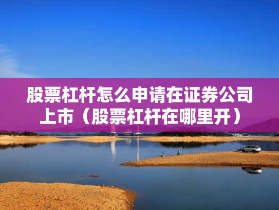 股票杠杆怎么申请在证券公司上市（股票杠杆在哪里开）